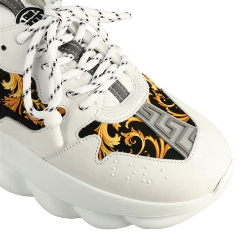 versace white sneakers women's|versace white sneakers women.